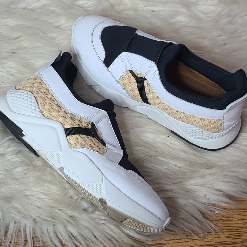 Clergerie Paris sneakers basket weave size 7